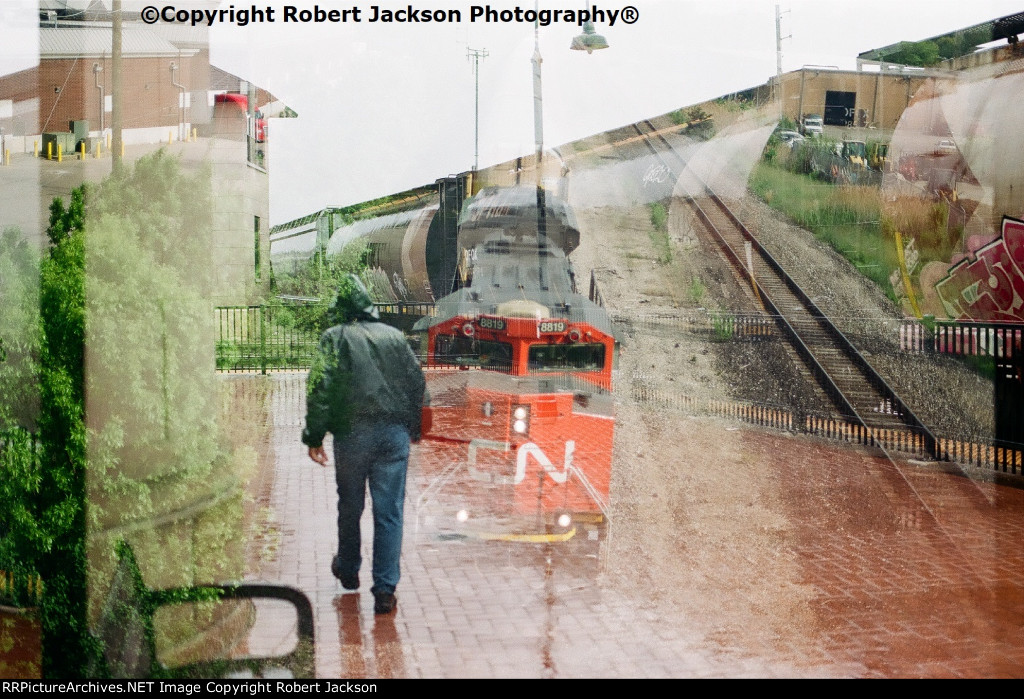 Sequence shot #3--Here comes IAIS in the rain!